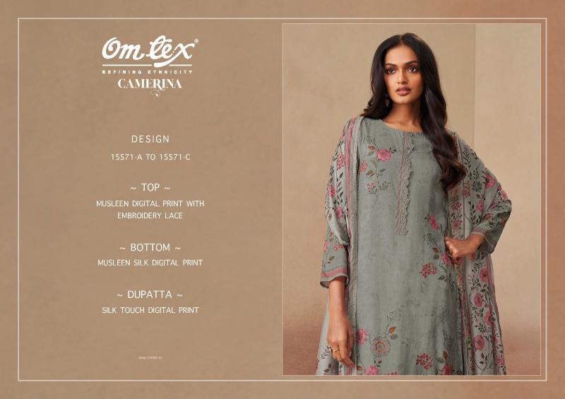 Omtex camerina dress material wholesale